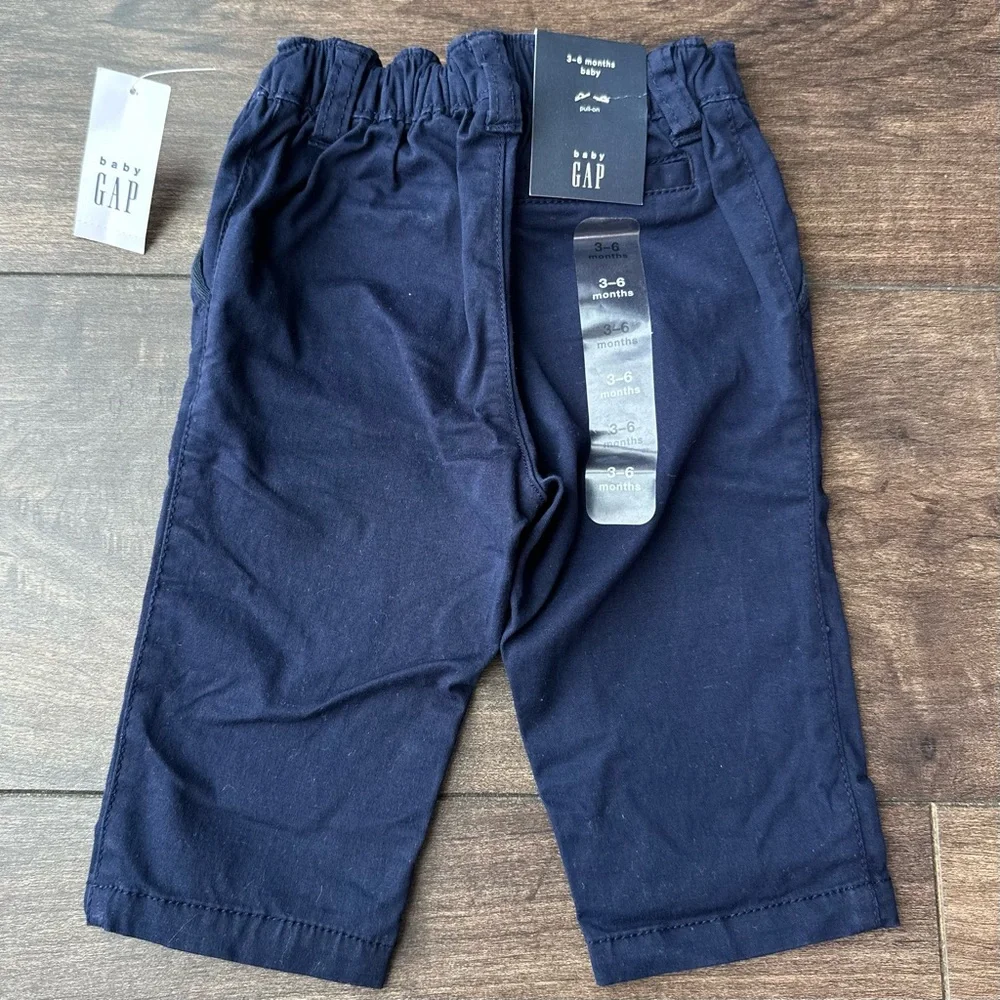 Baby Gap NWT Navy Blue Chino Pants - Size: 3-6 months